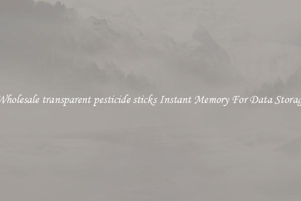 Wholesale transparent pesticide sticks Instant Memory For Data Storage