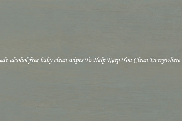 Wholesale alcohol free baby clean wipes To Help Keep You Clean Everywhere You Go