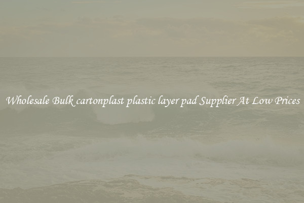 Wholesale Bulk cartonplast plastic layer pad Supplier At Low Prices