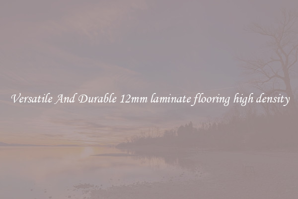Versatile And Durable 12mm laminate flooring high density