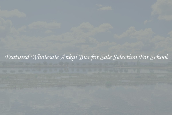 Featured Wholesale Ankai Bus for Sale Selection For School