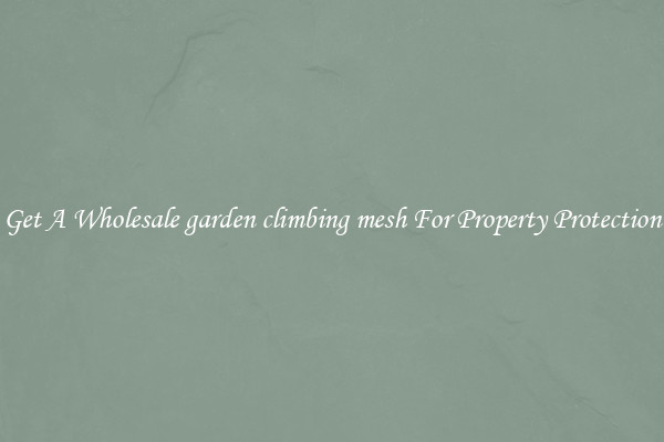 Get A Wholesale garden climbing mesh For Property Protection