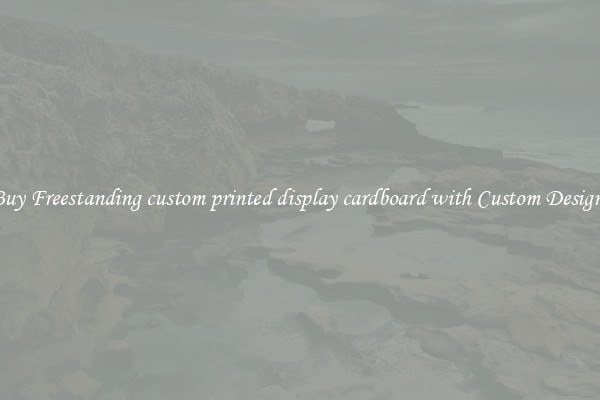 Buy Freestanding custom printed display cardboard with Custom Designs